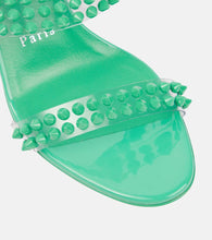Christian Louboutin Spike Only 85 PVC and leather sandals