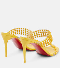 Christian Louboutin Spike Only 85 PVC and leather sandals