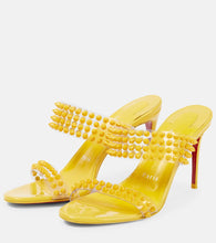 Christian Louboutin Spike Only 85 PVC and leather sandals