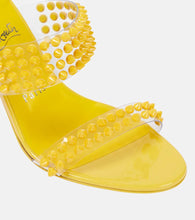 Christian Louboutin Spike Only 85 PVC and leather sandals