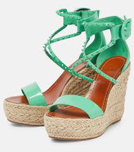 Christian Louboutin Chocazeppa 120 embellished wedge sandals