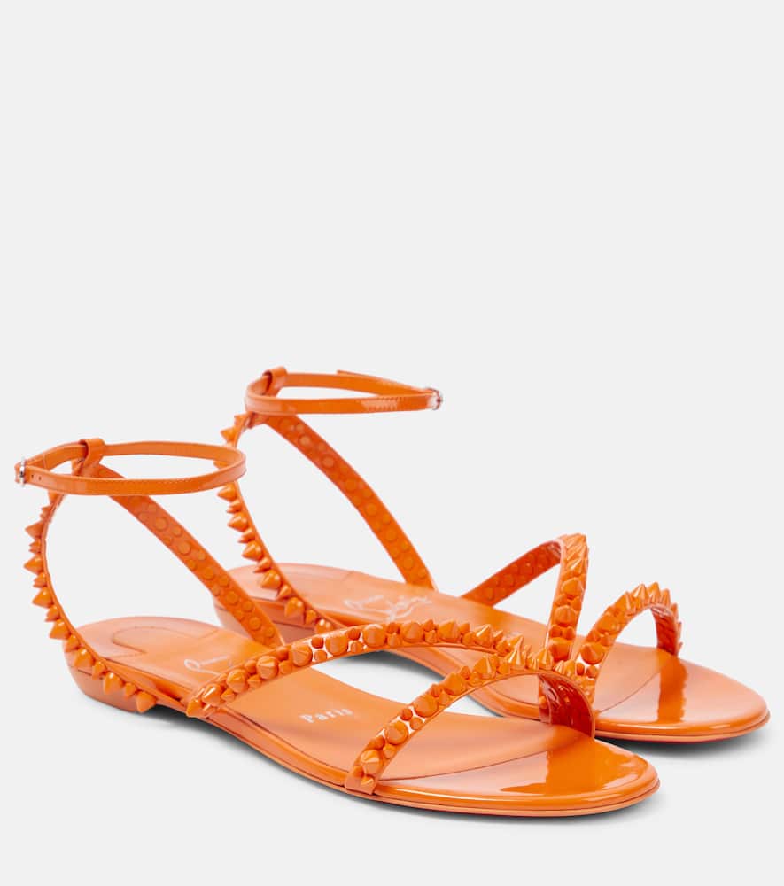 Christian Louboutin Mafaldina Spikes leather sandals