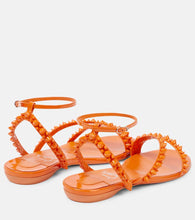 Christian Louboutin Mafaldina Spikes leather sandals