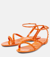 Christian Louboutin Mafaldina Spikes leather sandals