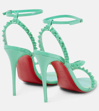 Christian Louboutin Mafaldina Spikes 100 leather sandals