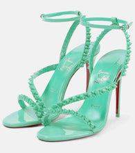 Christian Louboutin Mafaldina Spikes 100 leather sandals