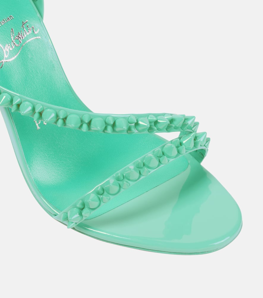 Christian Louboutin Mafaldina Spikes 100 leather sandals