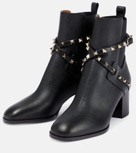 Valentino Garavani Rockstud leather ankle boots