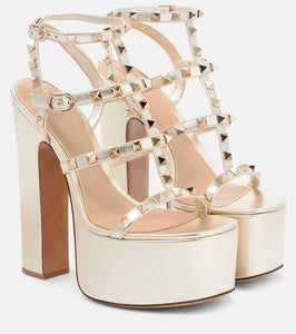 Valentino Garavani Rockstud leather platform sandals
