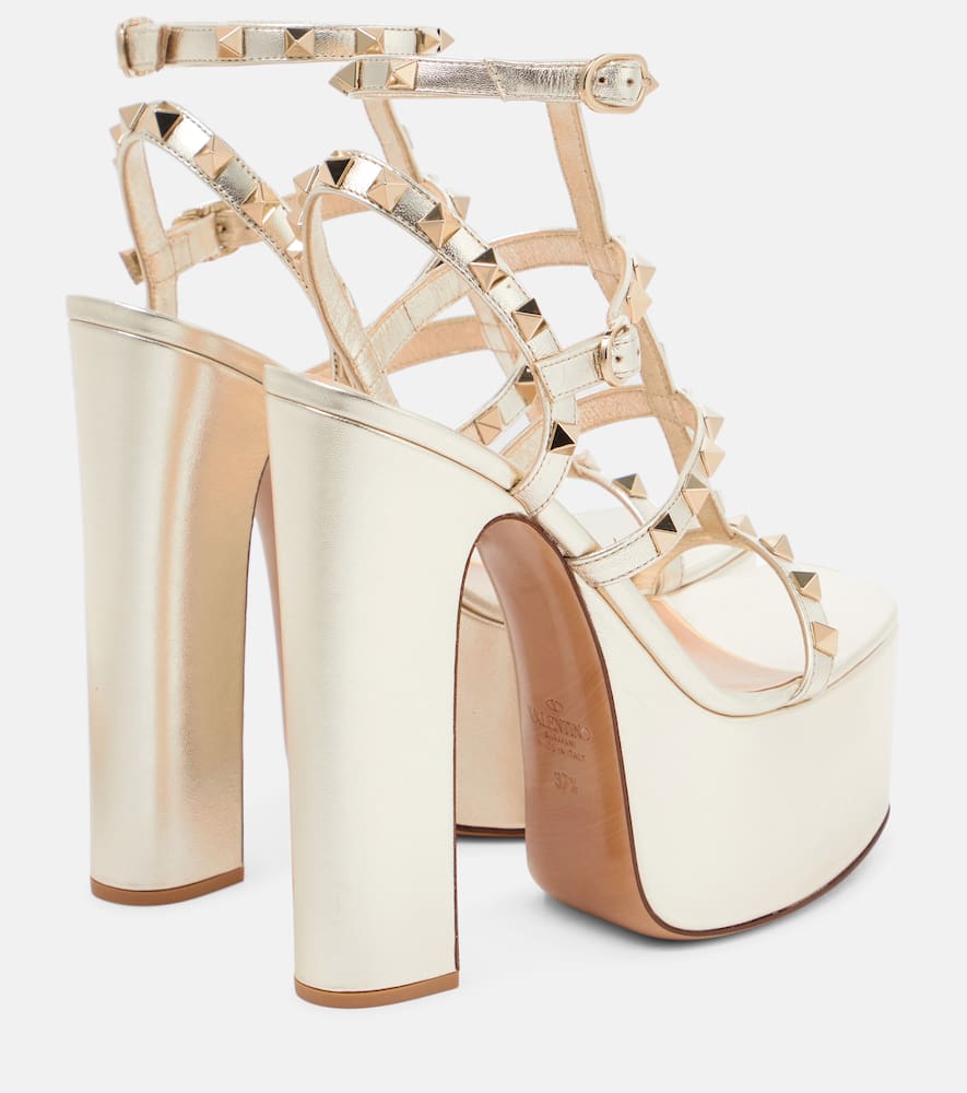 Valentino Garavani Rockstud leather platform sandals