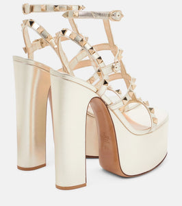 Valentino Garavani Rockstud leather platform sandals
