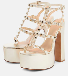 Valentino Garavani Rockstud leather platform sandals