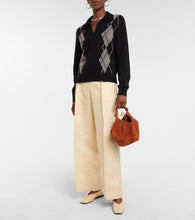 Khaite Lotus Mini suede tote bag