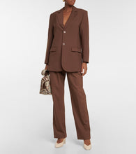 SIR Single-breasted wool-blend blazer