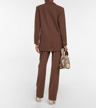 SIR Single-breasted wool-blend blazer