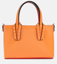 Christian Louboutin Cabata Nano patent leather tote bag - Christian Louboutin Cabata Nano漆皮手提包