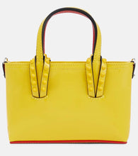 Christian Louboutin Cabata Nano patent leather tote bag. Shop Christian Louboutin Top-Handle Bags for women now.