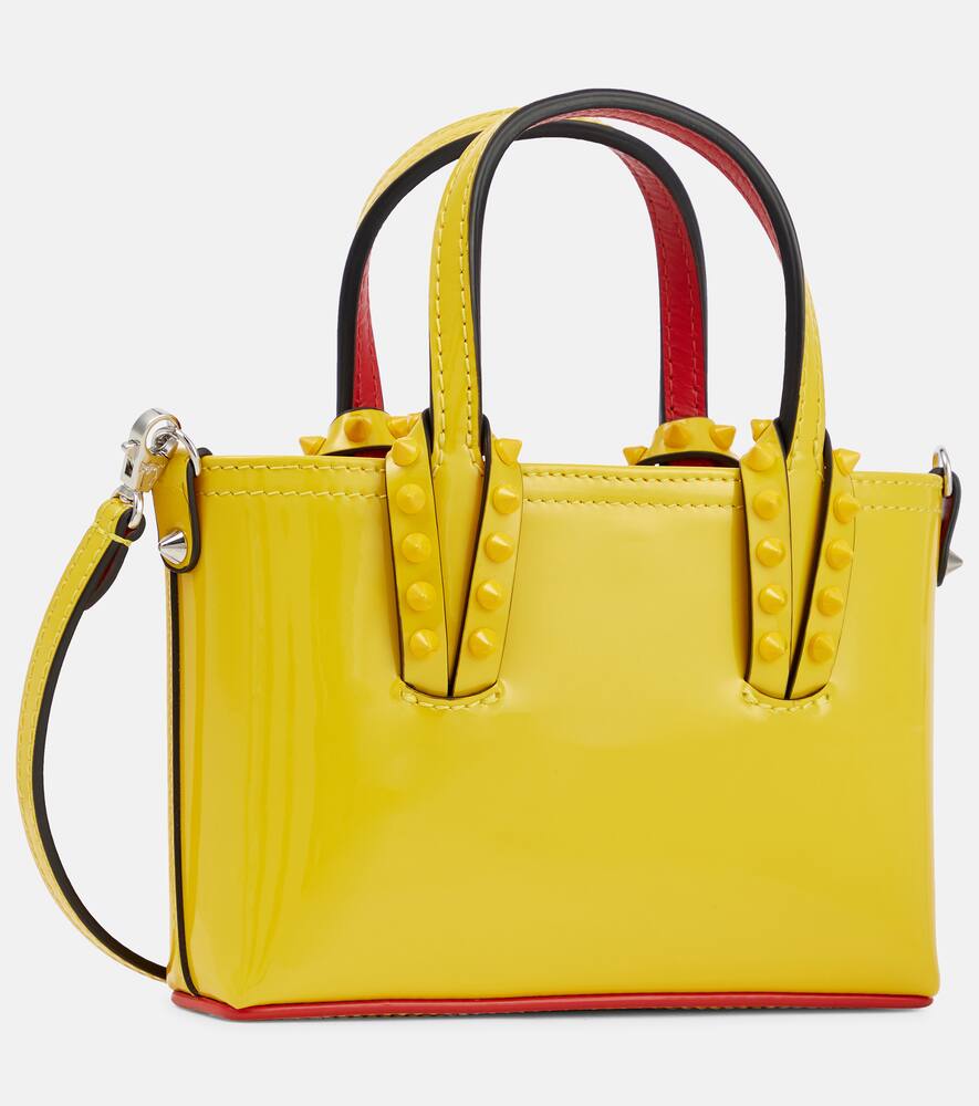 Christian Louboutin Cabata Nano patent leather tote bag