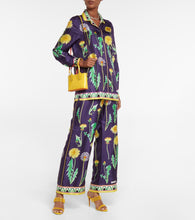 Christian Louboutin Cabata Nano patent yellow leather tote bag