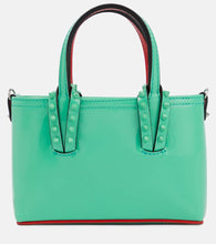 Christian Louboutin Cabata Nano patent leather tote bag. Shop Christian Louboutin Top-Handle Bags for women now.