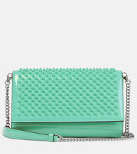 Christian Louboutin Paloma Small embellished leather clutch. Shop Christian Louboutin Shoulder Bags for women now.