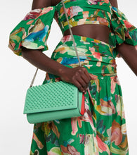 Christian Louboutin Paloma Small embellished leather clutch