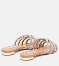 Aquazzura Moondust embellished leather sandals