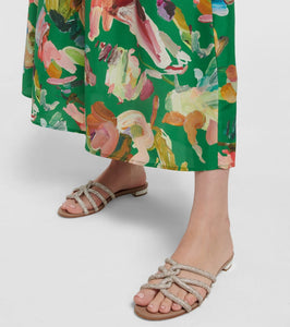 Aquazzura Moondust embellished leather sandals