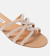 Aquazzura Moondust embellished leather sandals