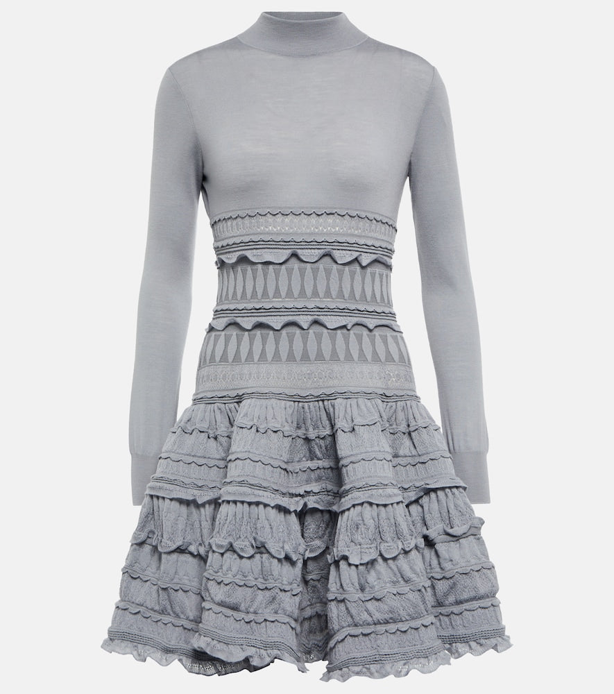 Alaia Crinoline virgin wool minidress. Alaia Crinoline 初剪羊毛迷你连衣裙