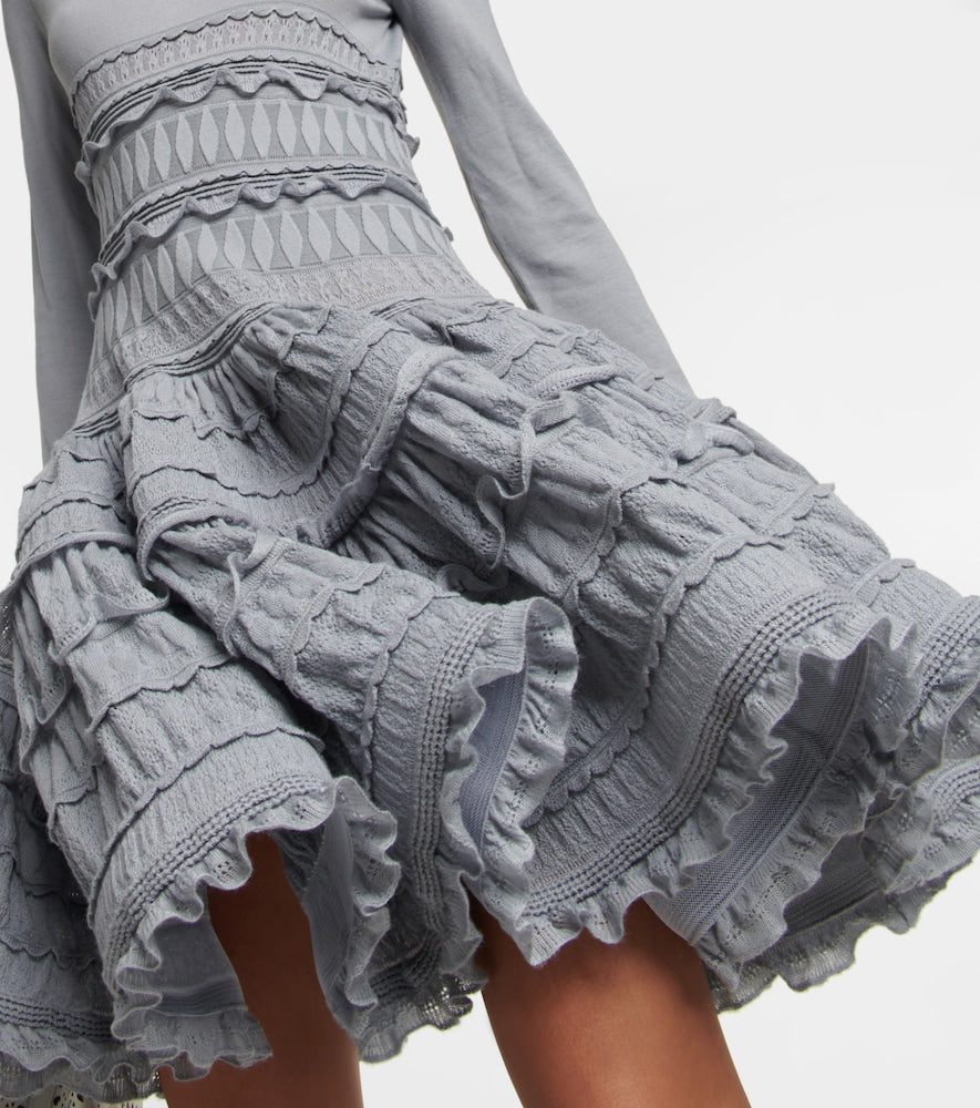 Alaia Crinoline virgin wool minidress