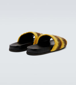 Marni Fussbett striped slides