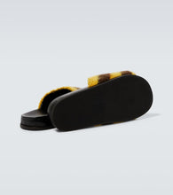 Marni Fussbett striped slides