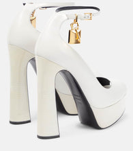 Tom Ford Padlock platform leather sandals