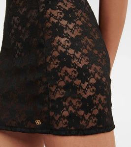 Balenciaga BB lace minidress