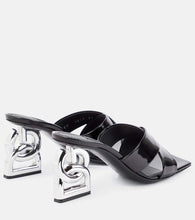 Dolce&Gabbana 3.5 logo leather high sandals
