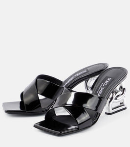 Dolce&Gabbana 3.5 logo leather high sandals