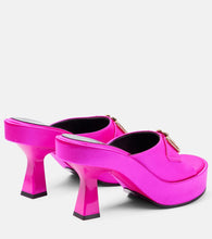 Versace Medusa Biggie satin mules