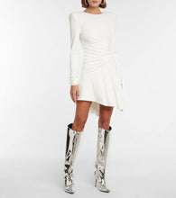 Alexandre Vauthier Alex 105 metallic knee-high boots