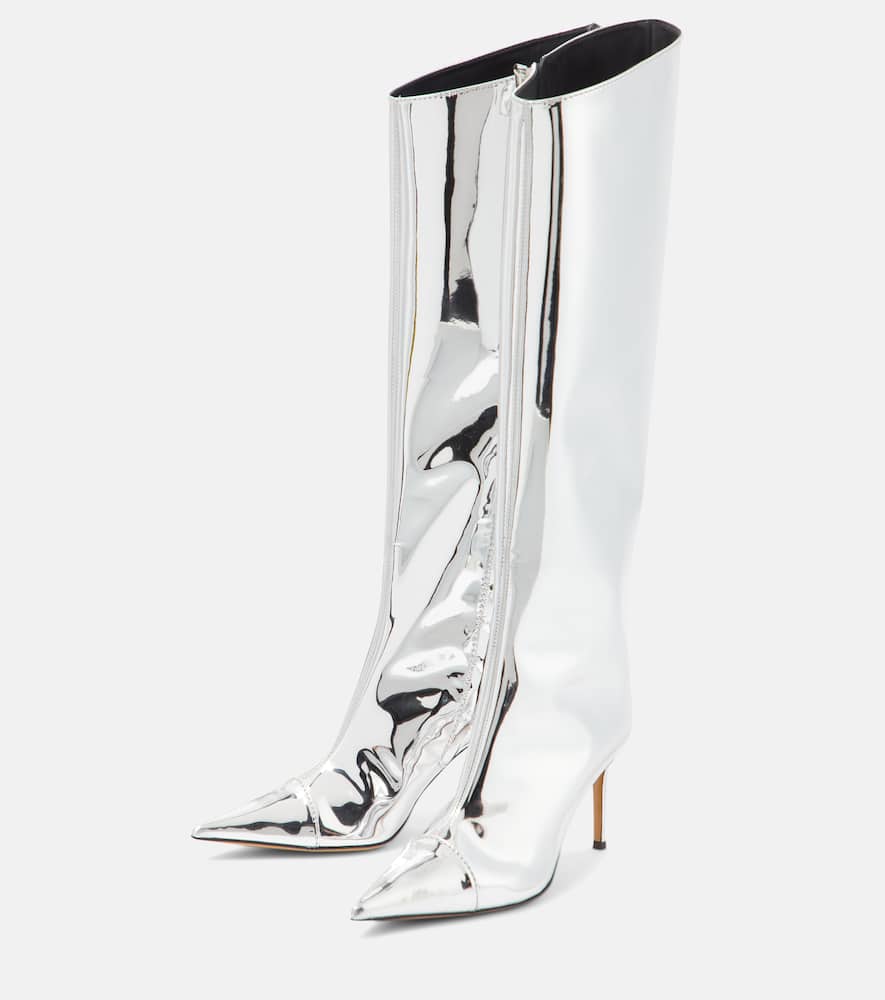 Alexandre Vauthier Alex 105 metallic knee-high boots