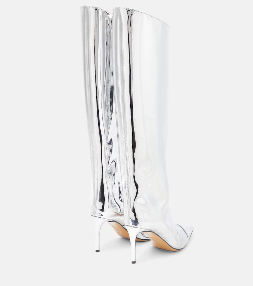 Alexandre Vauthier Alex 105 metallic knee-high boots