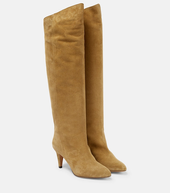 Isabel Marant Lispa suede knee-high boots