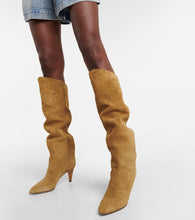 Isabel Marant Lispa suede knee-high boots