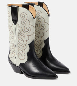 Isabel Marant Duerto leather cowboy boots