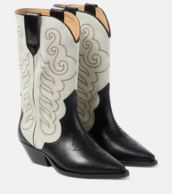 Isabel Marant Duerto leather cowboy boots