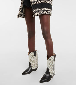 Isabel Marant Duerto leather cowboy boots