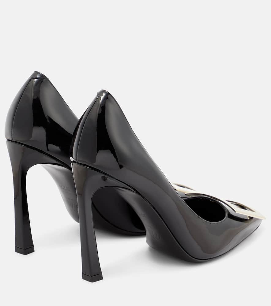 Roger Vivier Belle Vivier Trompette 100 leather pumps