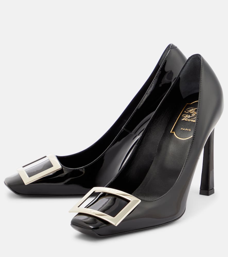 Roger Vivier Belle Vivier Trompette 100 leather pumps