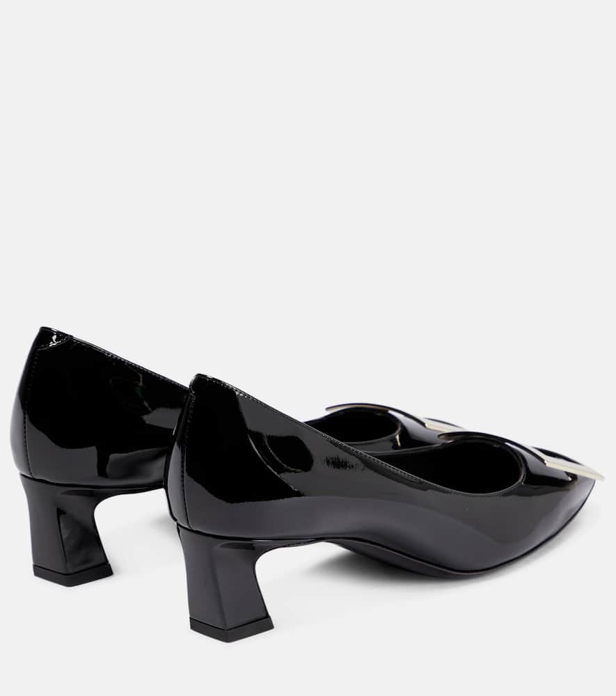 Roger Vivier Trompette 45 patent leather pumps