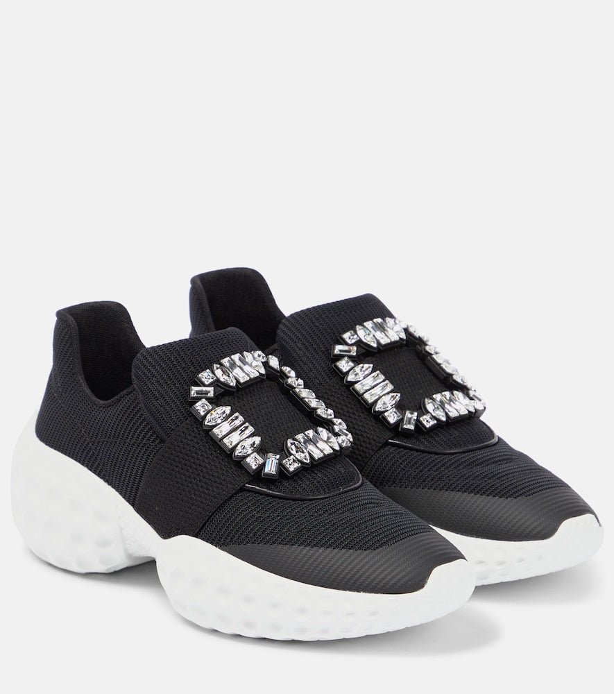 Roger Vivier Viv' Run embellished sneakers - Roger Vivier Viv' Run 装饰运动鞋